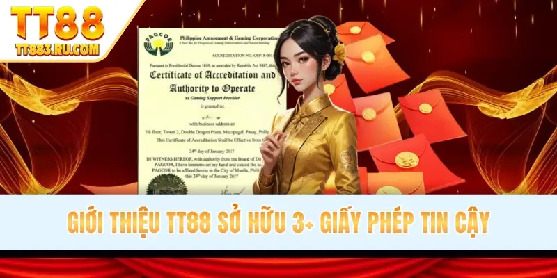 Giới thiệu TT88 sở hữu 3+ giấy phép tin cậy