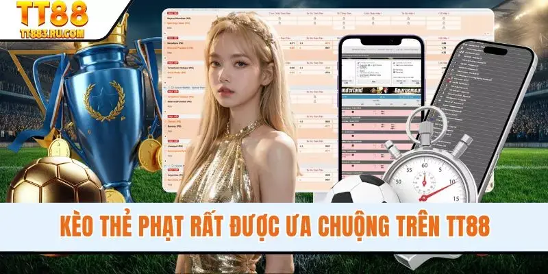Kèo thẻ phạt rất được ưa chuộng trên TT88