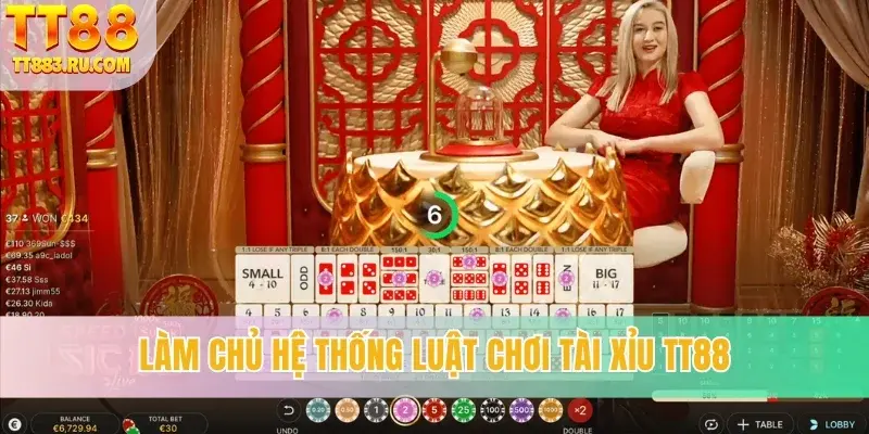 Làm chủ hệ thống luật chơi tài xỉu TT88